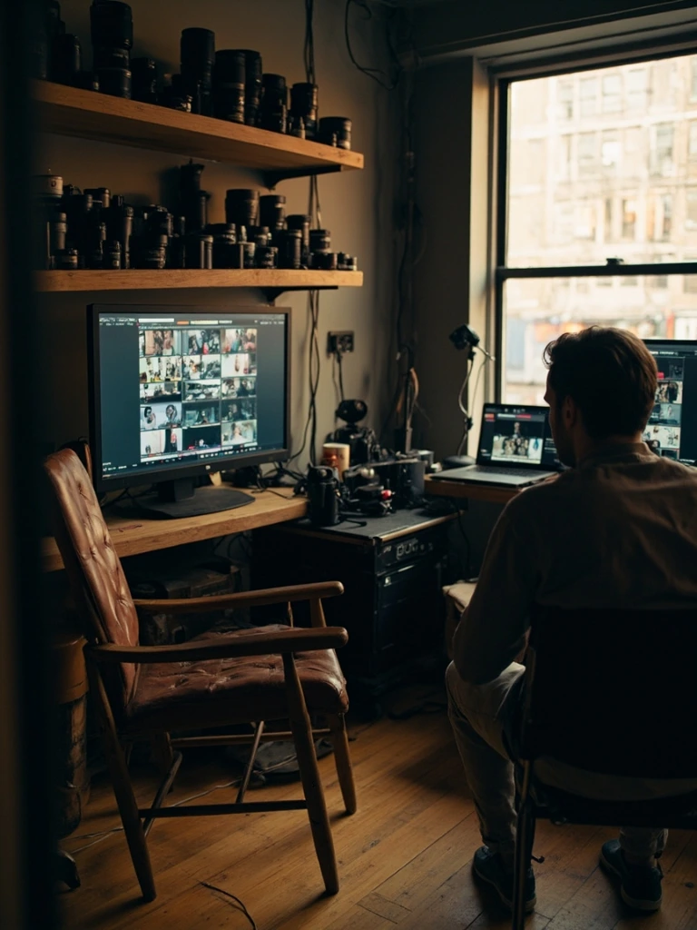 Inside the Duran Productions edit suite in Brooklyn.